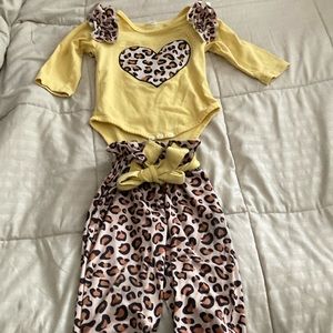 Leopard print set